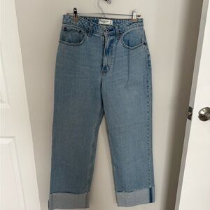 Abercrombie & Fitch Light Blue wide leg Jeans -90s relaxed Jean